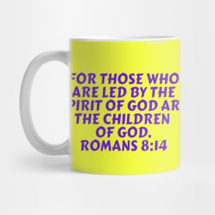 Bible Verse Romans 8:14 Mug